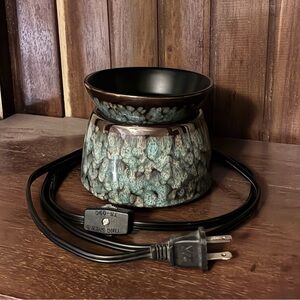 Green Marble Electric Scensty Warmer